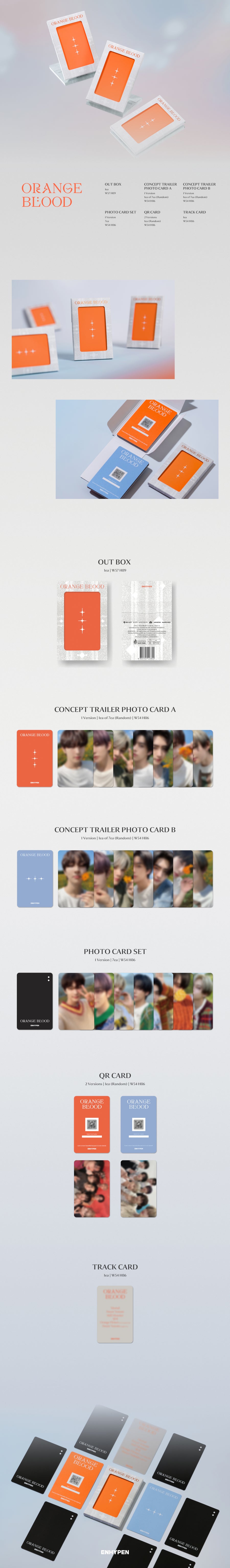 Enhypen Orange Blood (Weverse Albums Ver.)