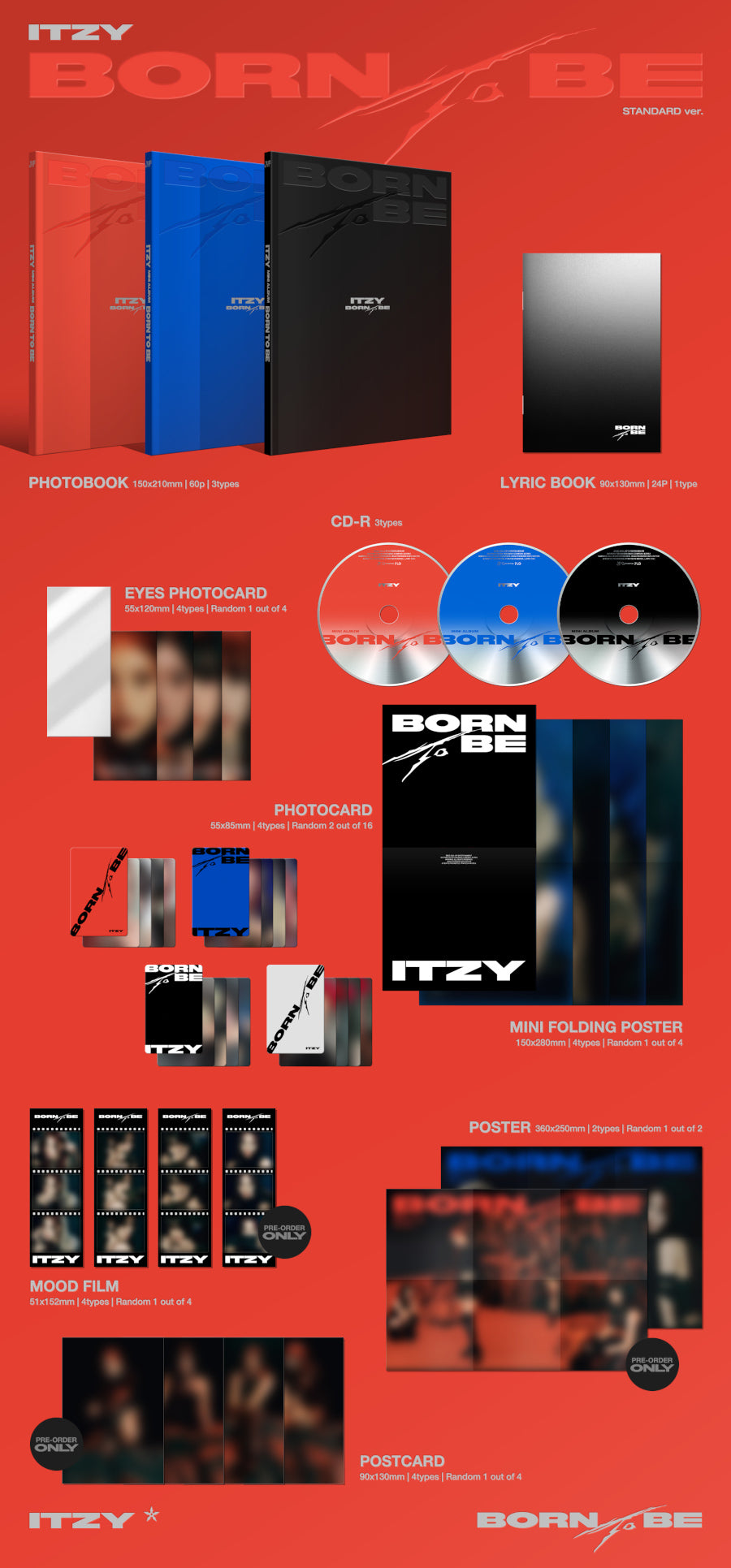 ITZY Born To Be (Standard Ver.)