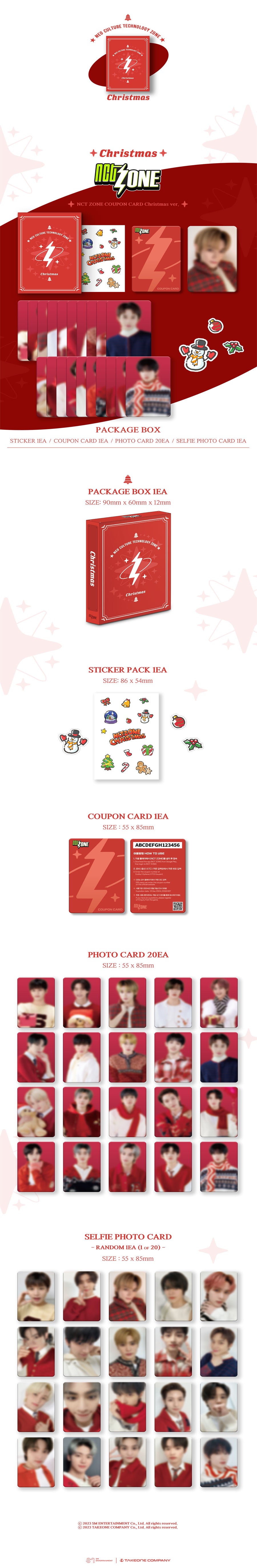 NCT NCT Zone Coupon Card (Christmas Ver.)