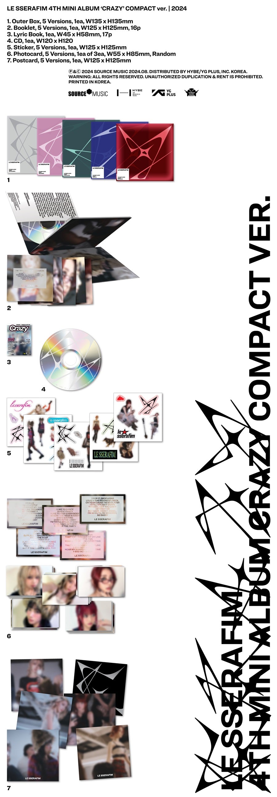 Le Sserafim Crazy (Compact Ver.)