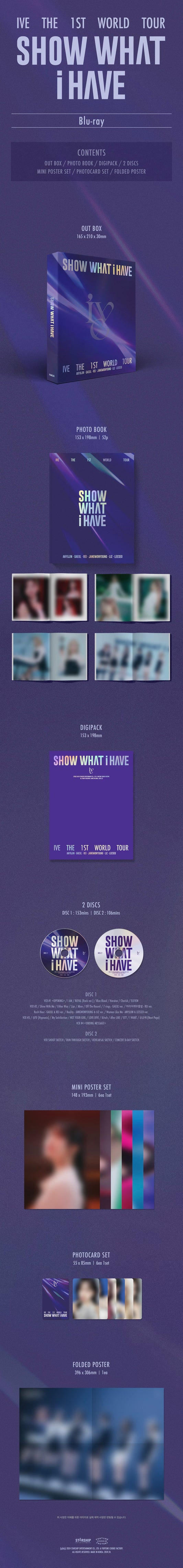IVE The 1st World Tour Show What I Have Blu-ray