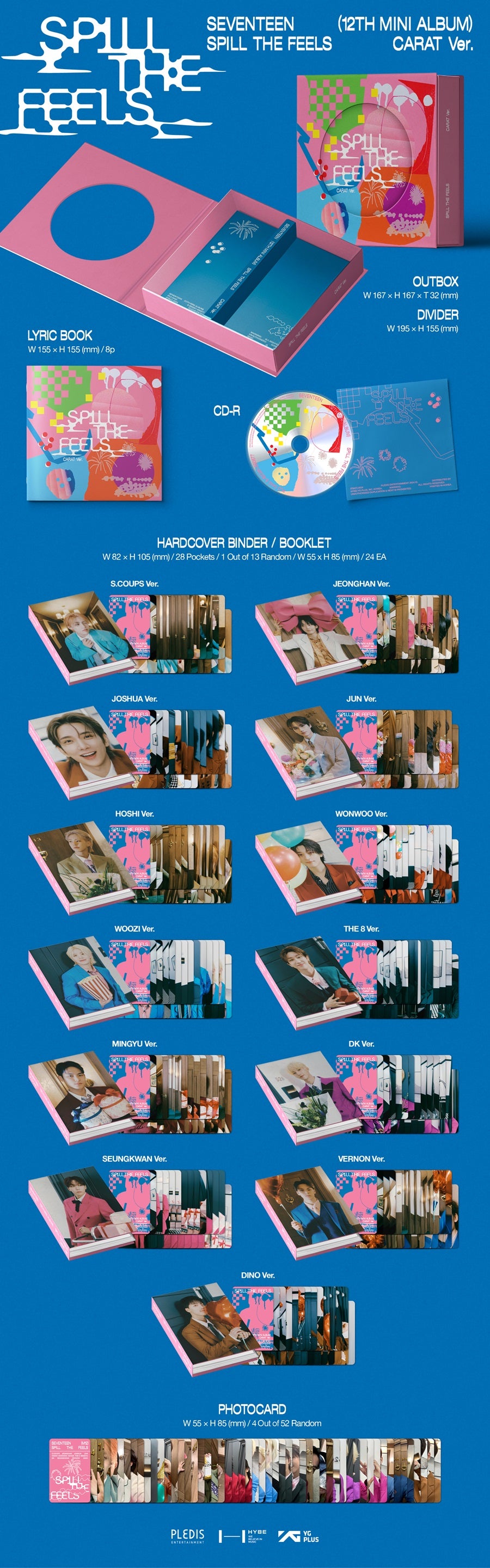 Seventeen Spill The Feels (Carat Ver.)