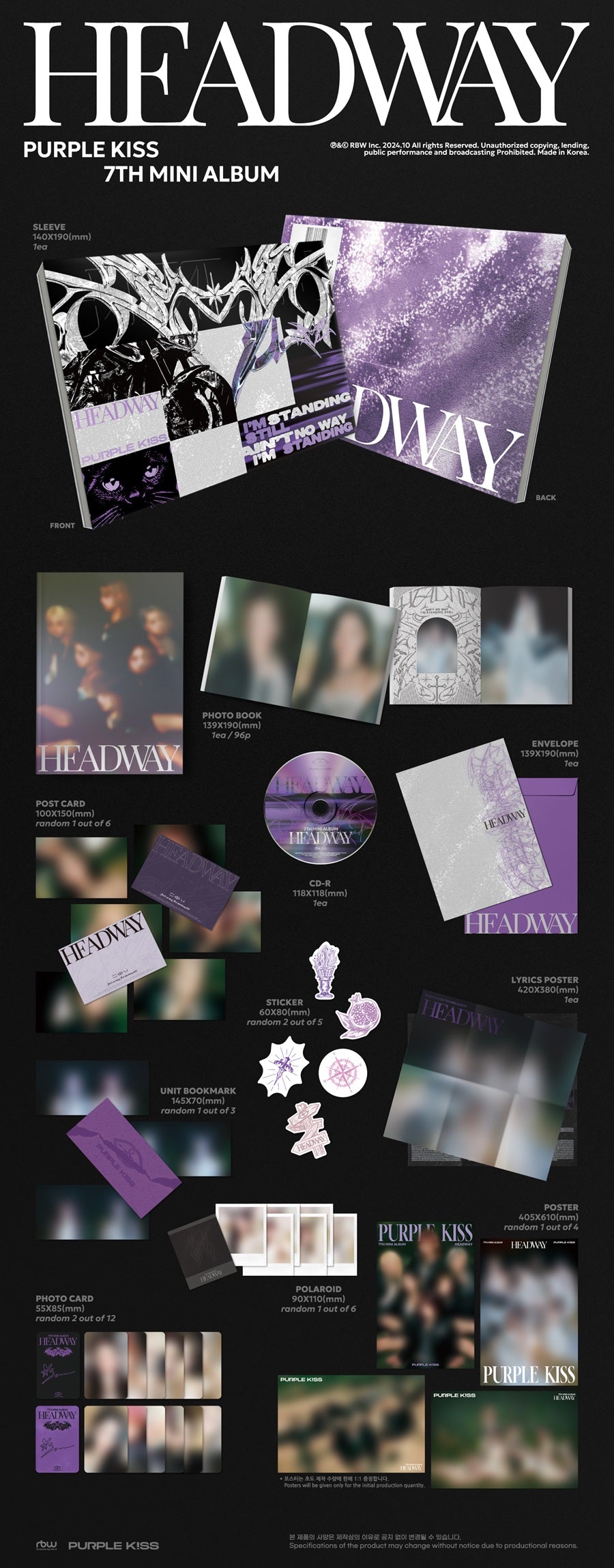 Purple Kiss Headway