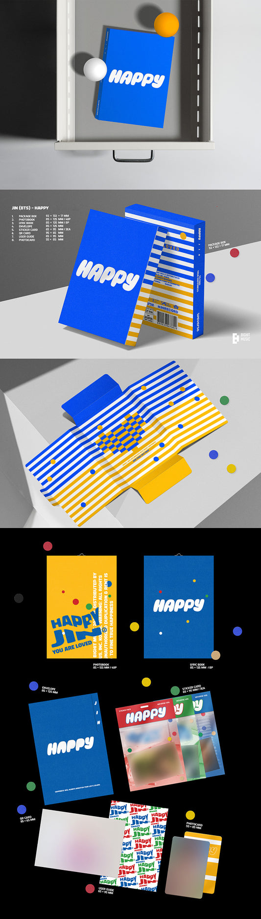 Jin Happy (Weverse Albums Ver.)