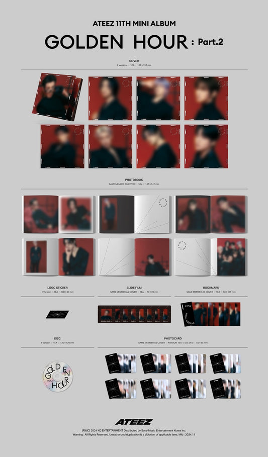 ATEEZ Golden Hour : Part.2 (Digipack Ver)