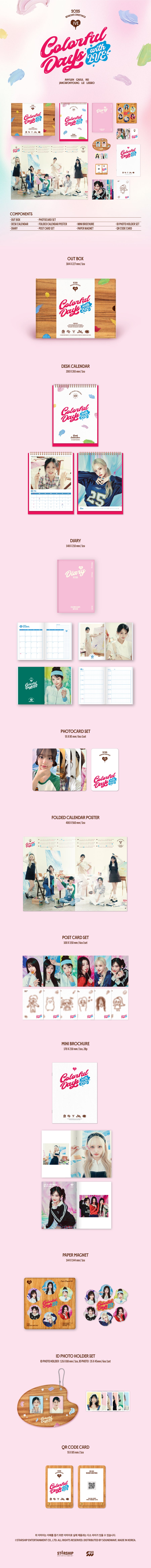 IVE 2025 Season's Greetings Colorful Days with IVE