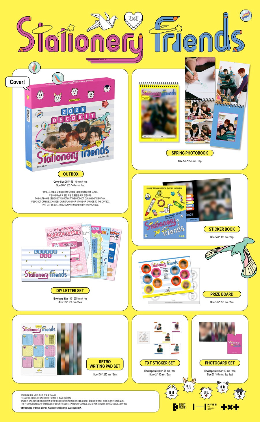 TXT (Tomorrow x Together) 2025 Deco Kit