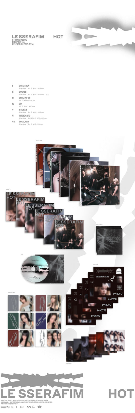Le Sserafim Hot (Compact Ver.)
