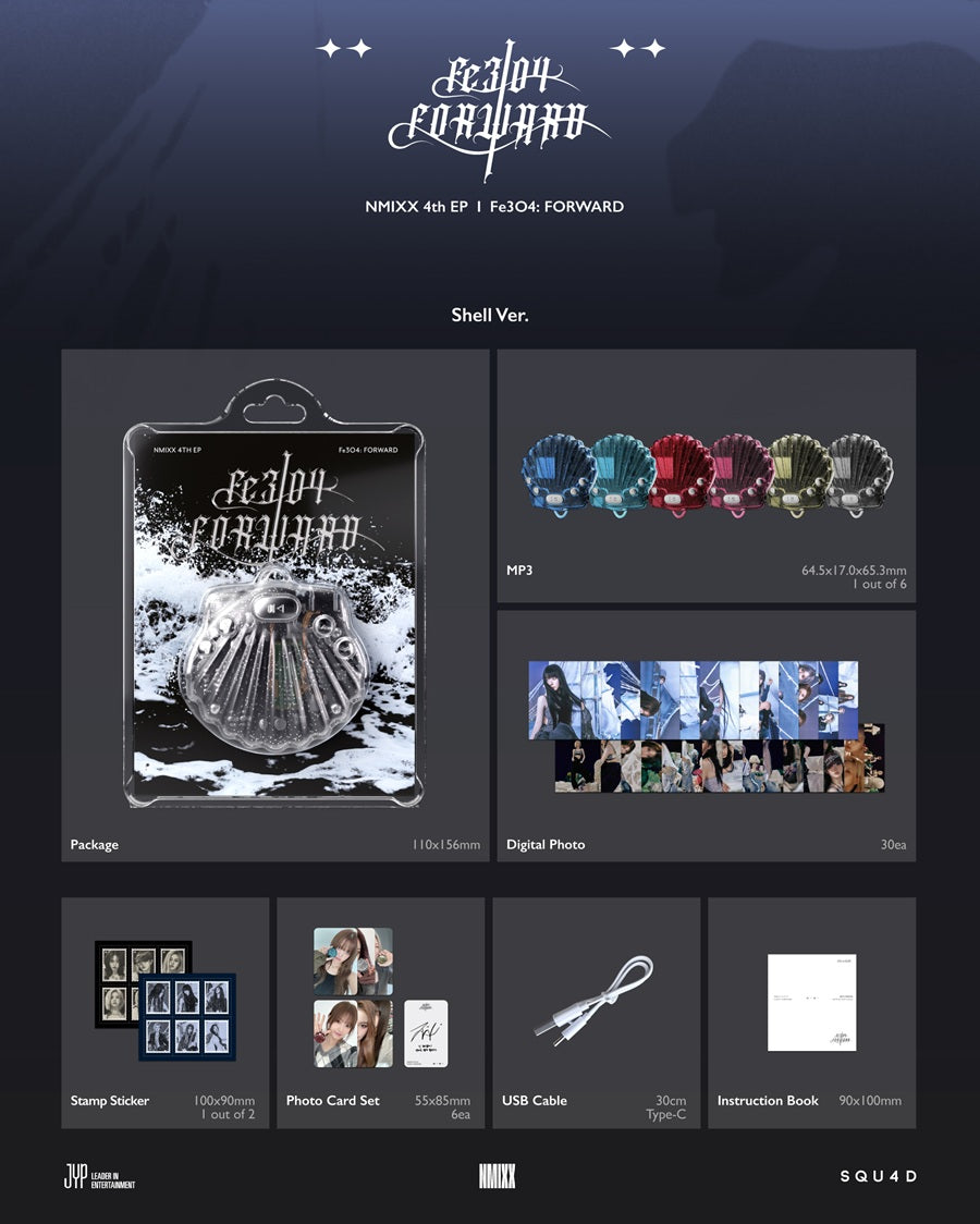 NMIXX Fe3O4 : Forward (Shell Ver.)