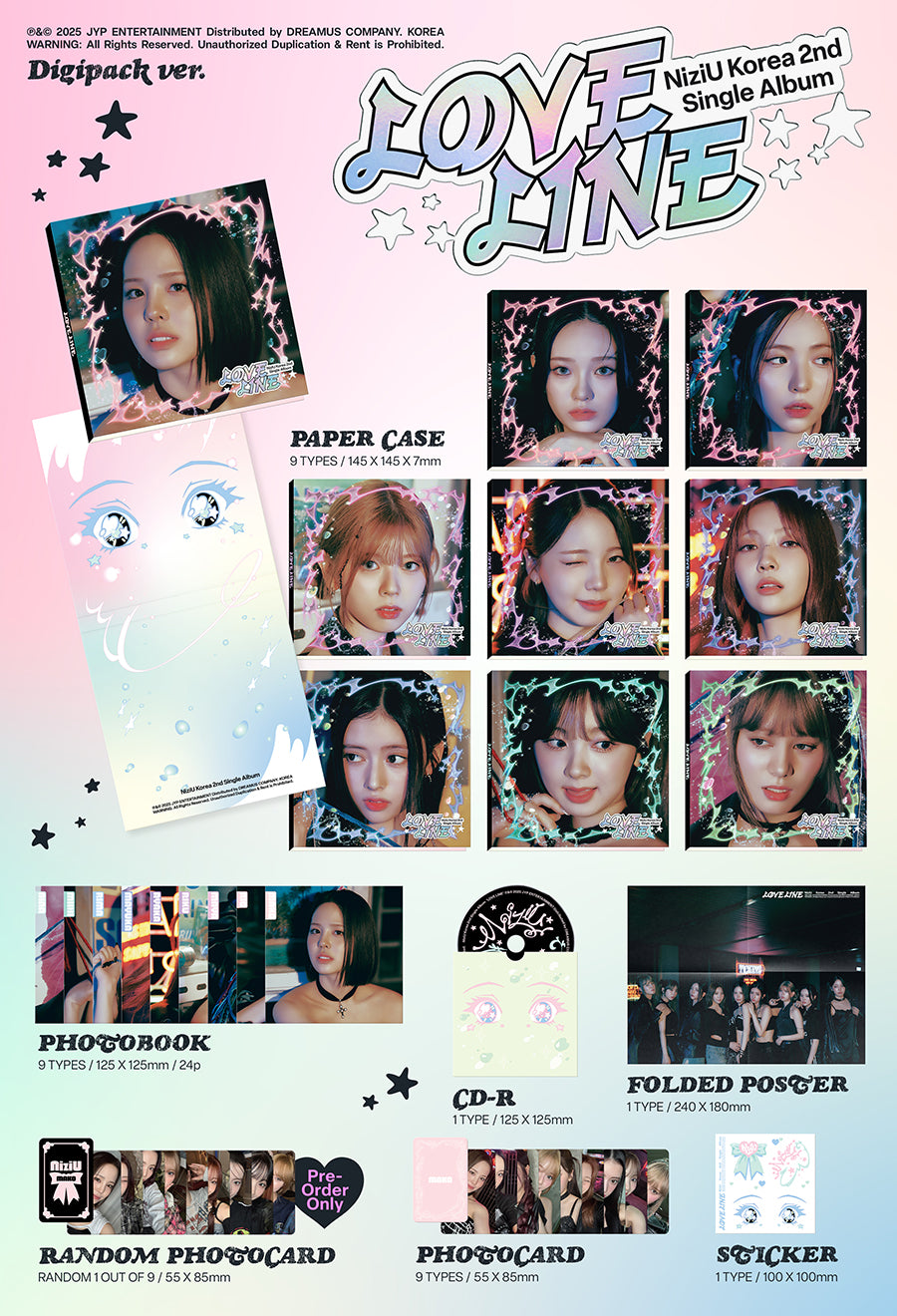 NiziU Love Line (Digipack Ver.)