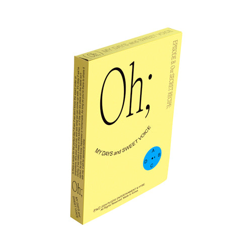 Seventeen Unit Photobook Episode : Oh My Days and Sweet Voice