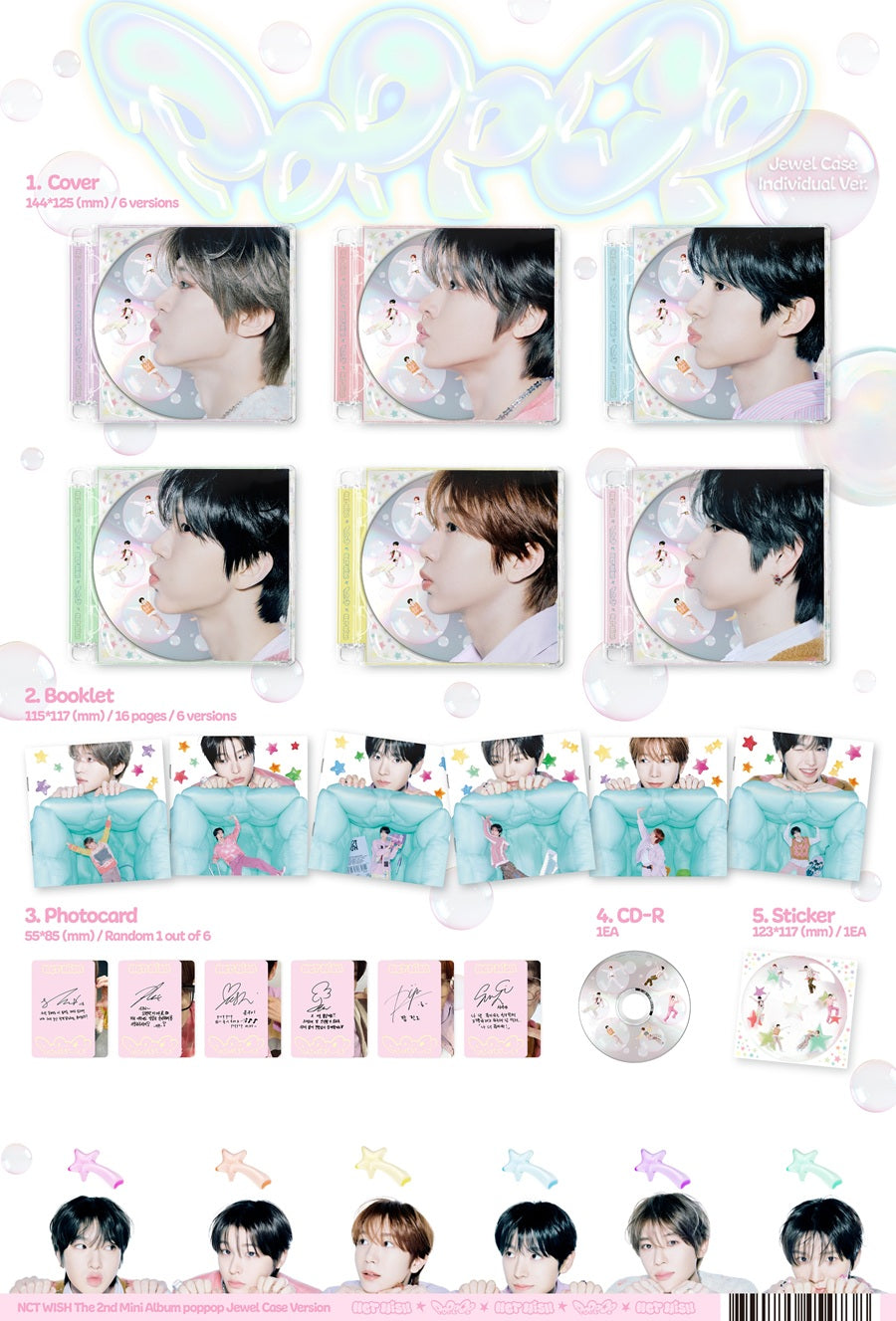 NCT Wish poppop (Jewel Case Ver.)