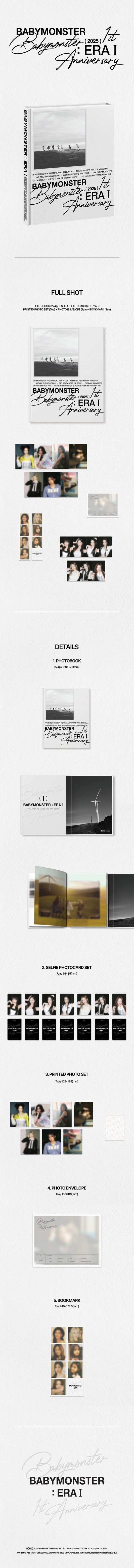 BABYMONSTER BABYMONSTER : Era 1st Anniversary Photobook
