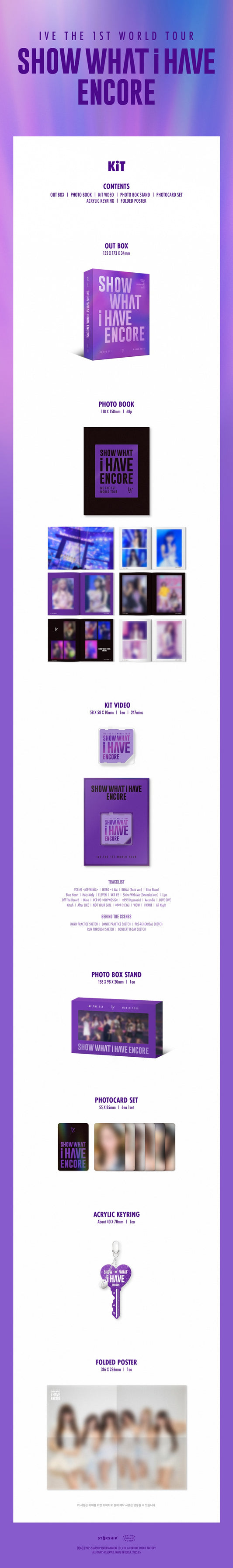 IVE The 1st World Tour Show What I Have - Encore Kit Video