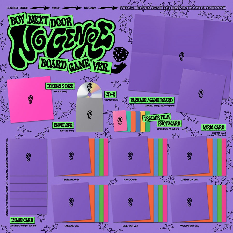 BOYNEXTDOOR No Genre (Board Game Ver.)