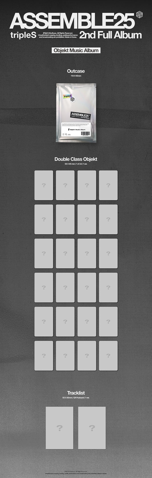 tripleS Assemble25 (Objekt Music Album Ver.)