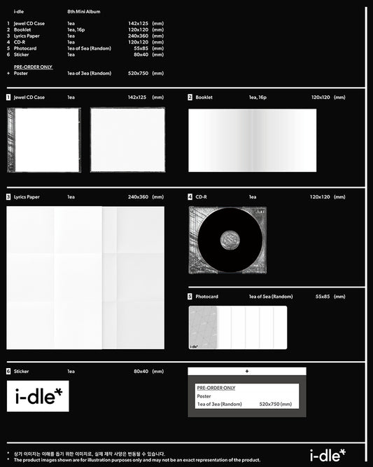 i-dle 8th Mini Album (Special Jewel Ver.)