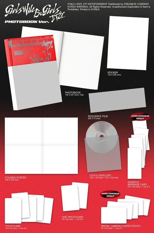 ITZY Girls Will Be Girls (Photobook Ver.)