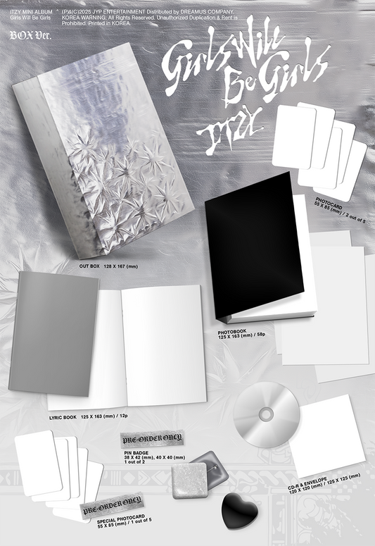 ITZY Girls Will Be Girls (Box Ver.)