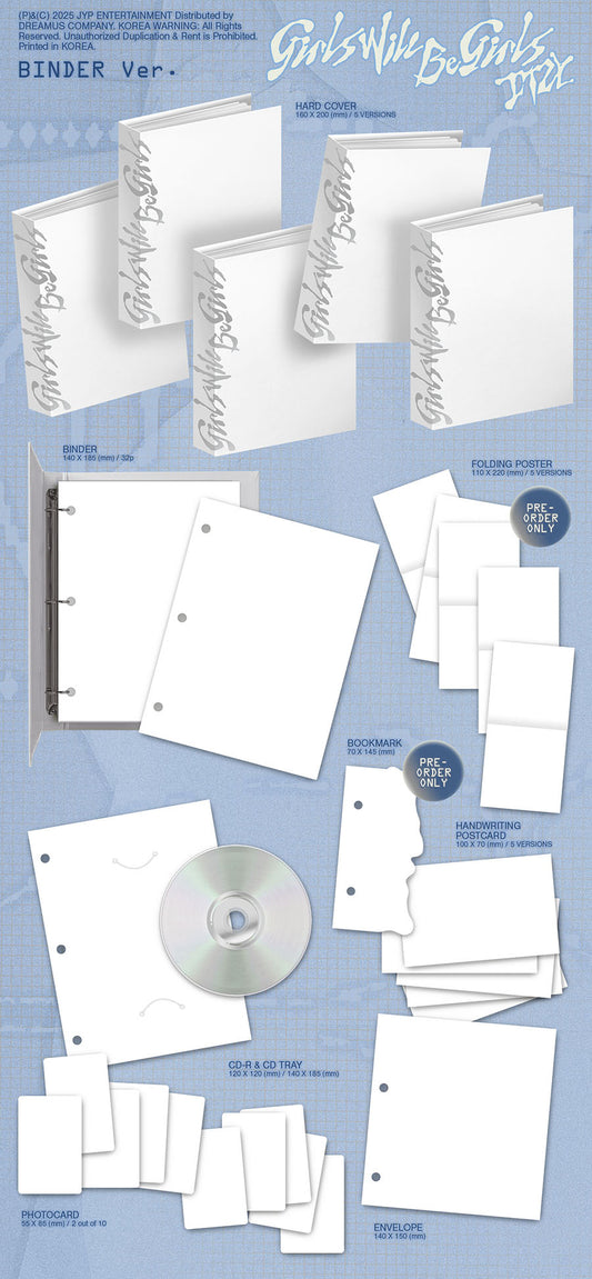 ITZY Girls Will Be Girls (Binder Ver.)