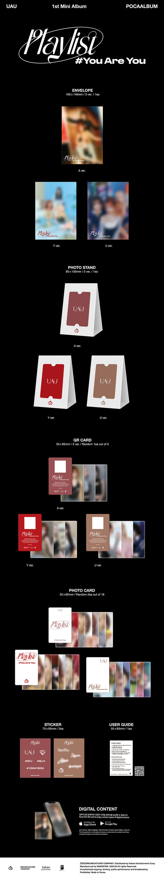 UAU Playlist #You Are You (Poca Album Ver.)