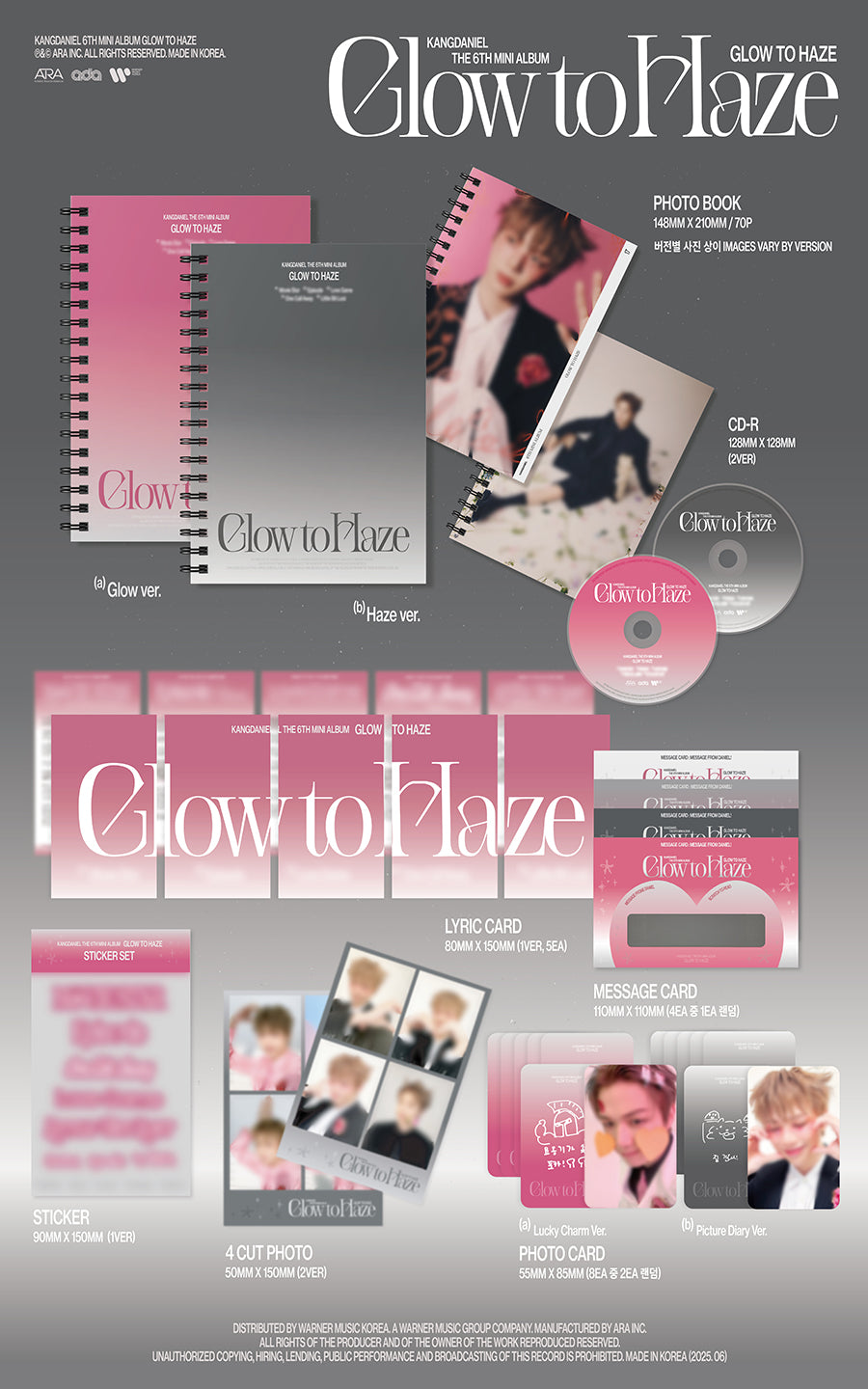 Kang Daniel Glow to Haze (Photobook Ver.)