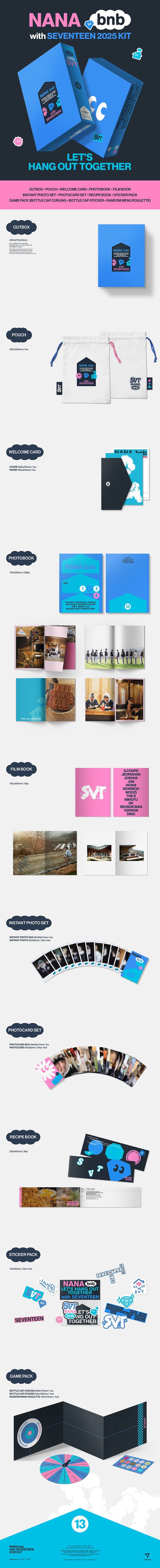 Seventeen NANA bnb with Seventeen 2025 Kit