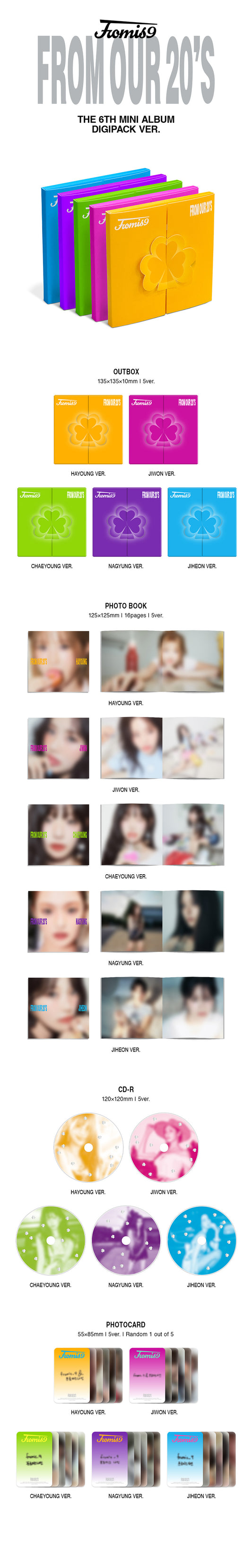 fromis_9 From Our 20's (Digipack Ver.)