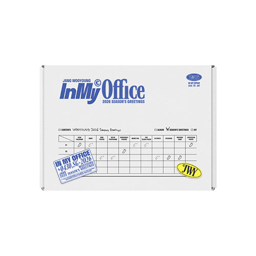 Jang Wooyoung 2026 Season's Greetings In My Office