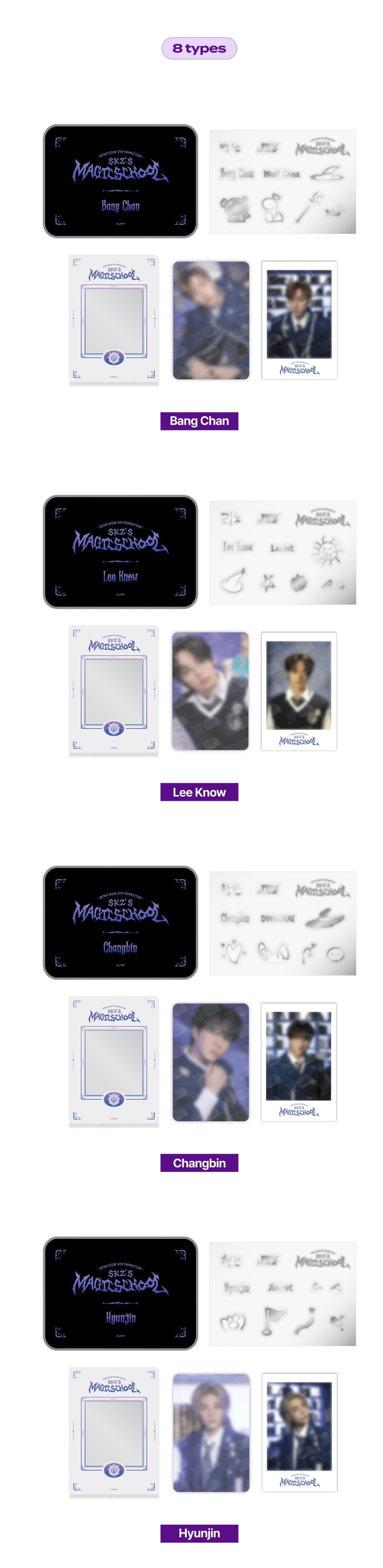 Stray Kids 4th Fanmeeting SKZ's Magic School Official MD - Photo Deco Set