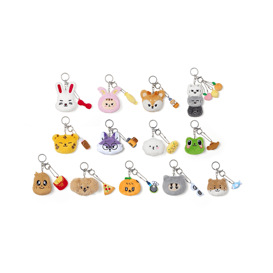 Seventeen Miniteen House Party Official MD - Face Plush Keyring