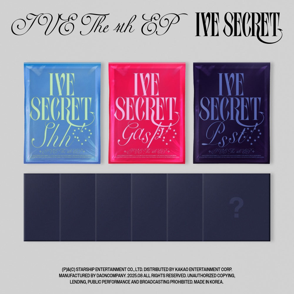 [Starship Square] IVE IVE Secret (Ver Set / Digipack Set)