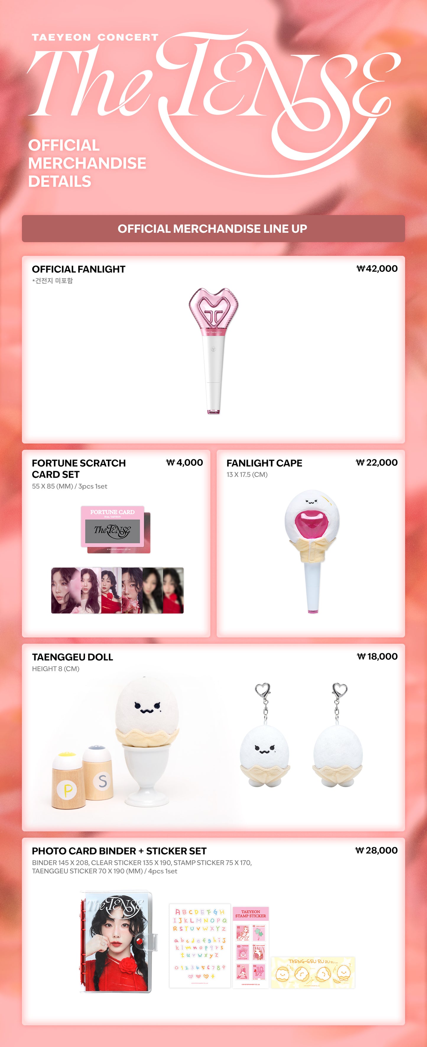 Taeyeon 2025 Concert The Tense Official MD