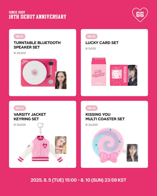 Girls' Generation 18th Anniversary Official MD