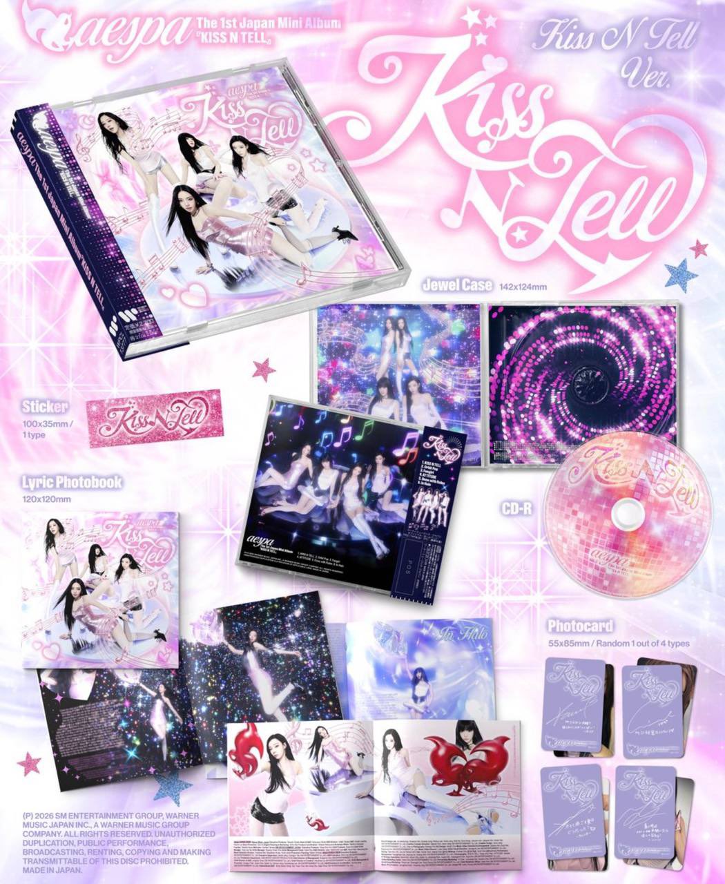 aespa Kiss N Tell (Kiss N Tell Ver.)