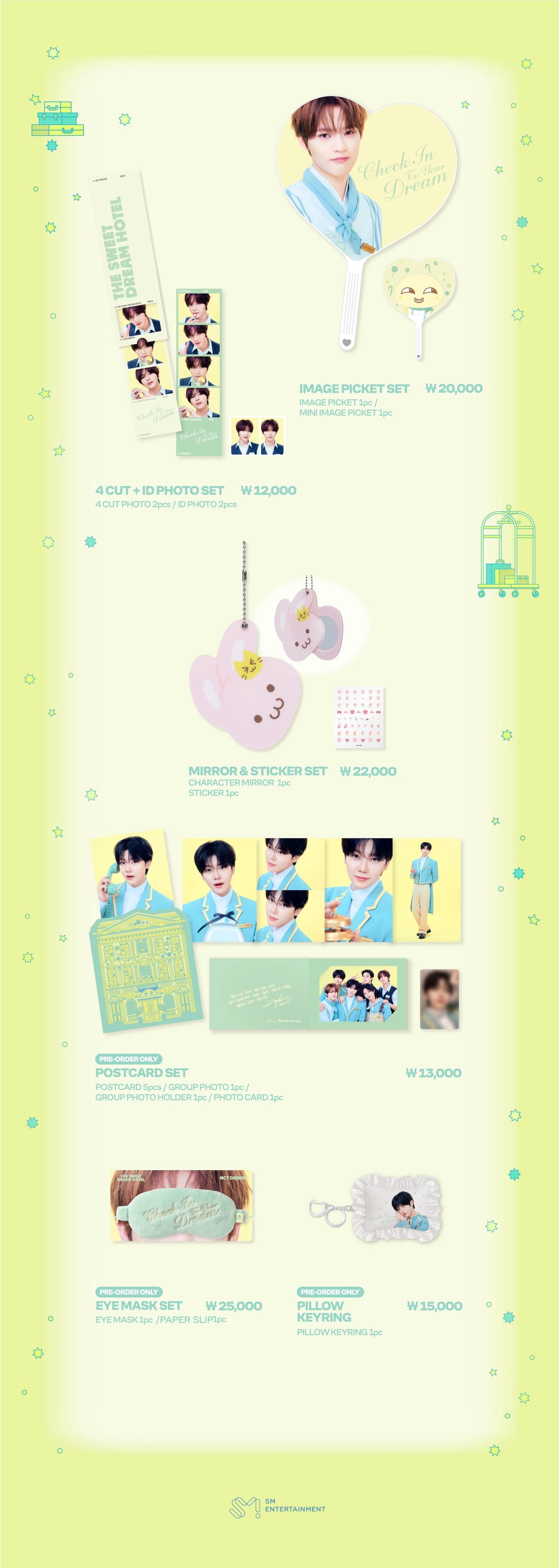 NCT Dream 10th Anniversary Party The Sweet Dream Hotel Official MD