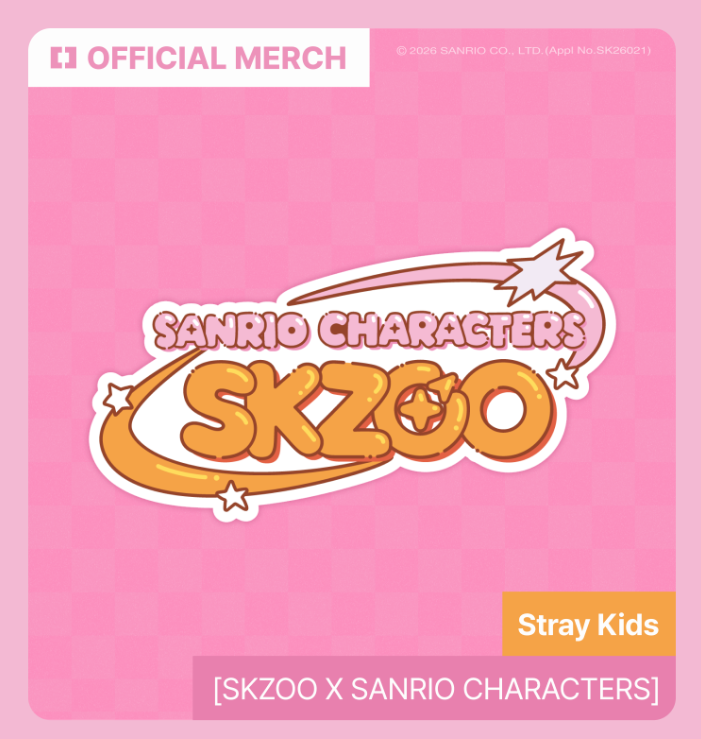 Stray Kids SKZOO x Sanrio Characters Official MD