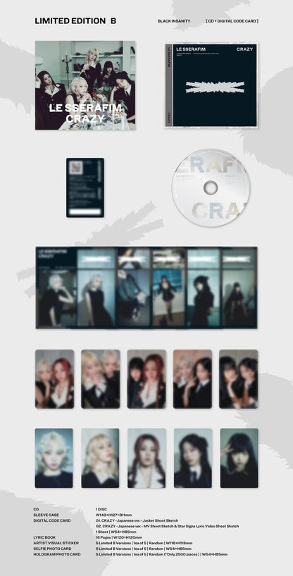 Le Sserafim Crazy (Japan Release)