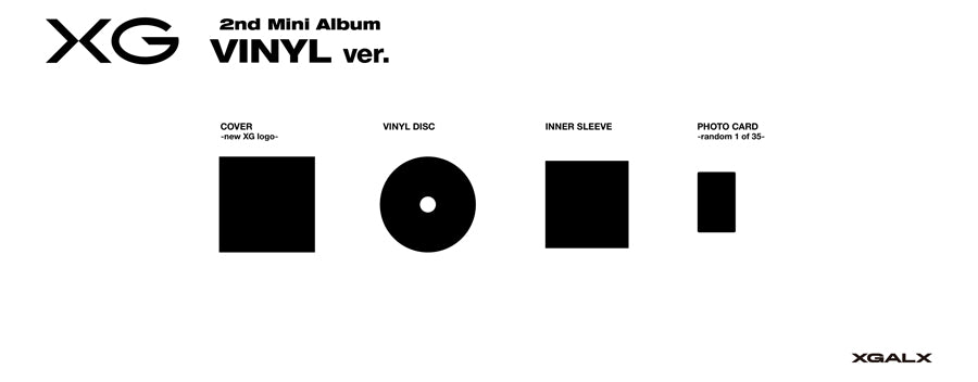 [Site Benefit] XG 2nd Mini Album (Vinyl LP Ver.)