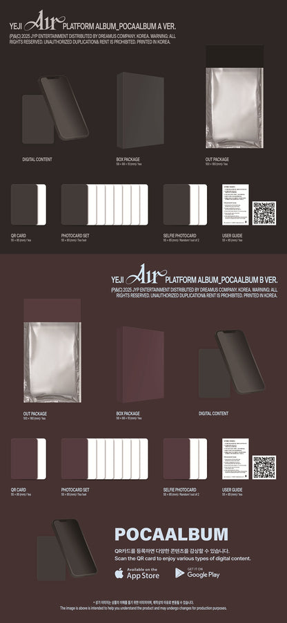 [Site Benefit] Yeji Air (Platform Album Pocaalbum Ver.)