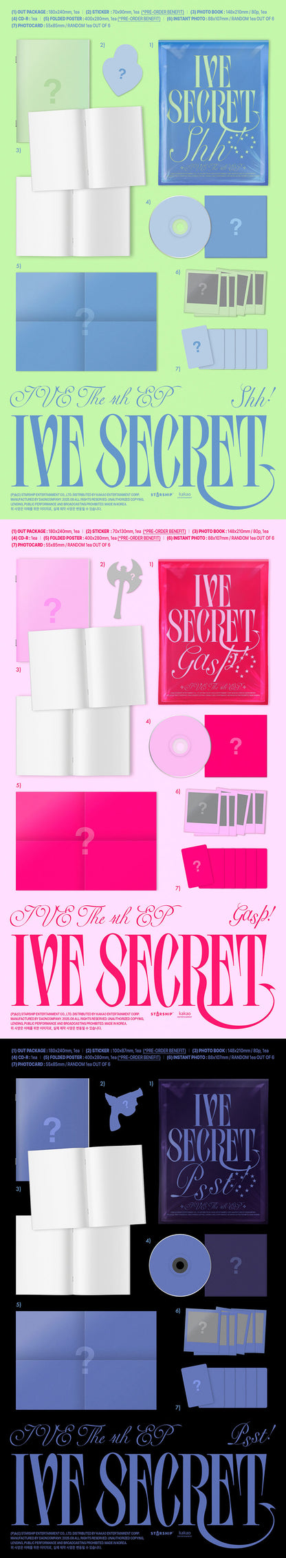 [Site Benefit] IVE IVE Secret