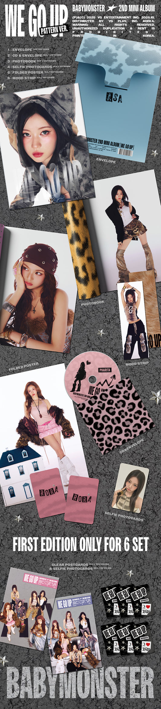 BABYMONSTER We Go Up (Pattern Ver.)