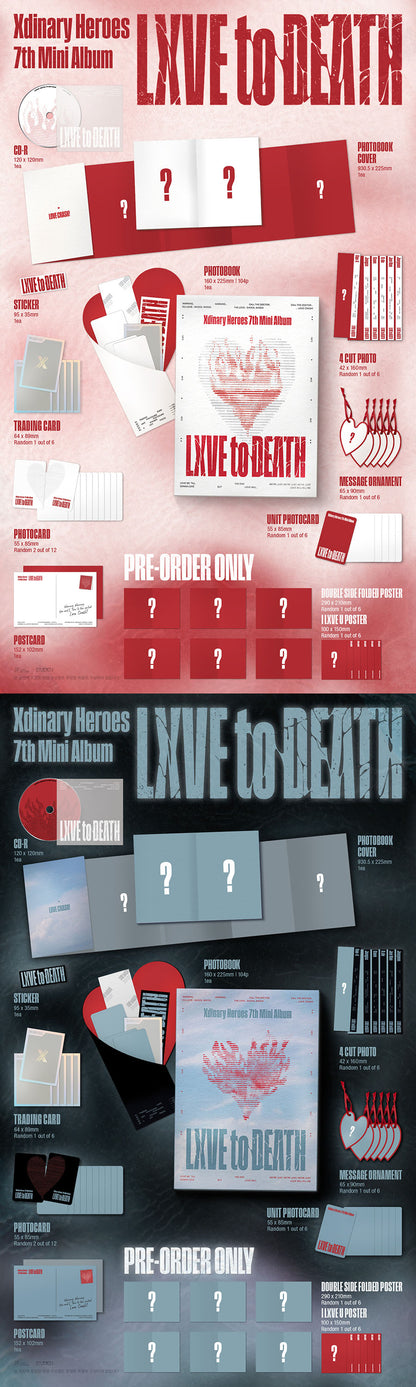 [Site Benefit] Xdinary Heroes Lxve To Death (Photobook Ver.)
