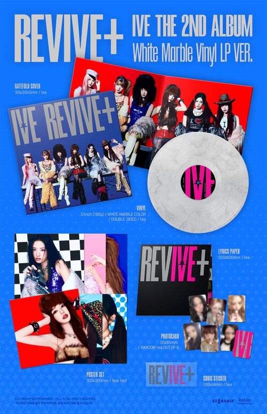 IVE Revive+ (White Marble Vinyl LP Ver.)