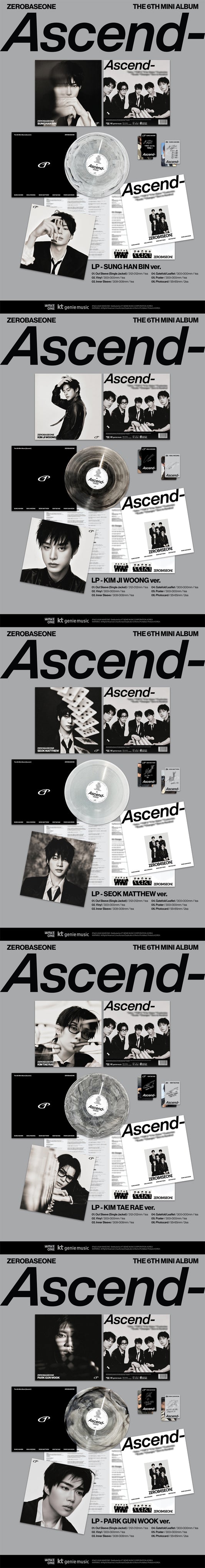 ZEROBASEONE Ascend- (LP Ver.)