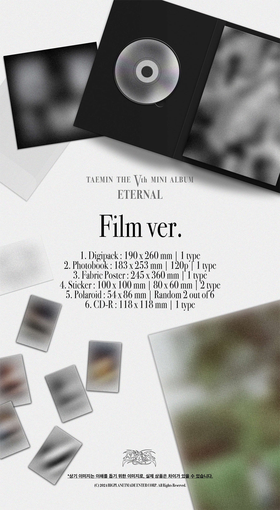 [Site Benefit] Taemin Eternal (Film Ver.)