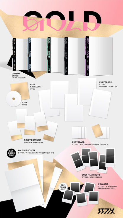 [Site Benefit] ITZY Gold (Digipack Ver.)