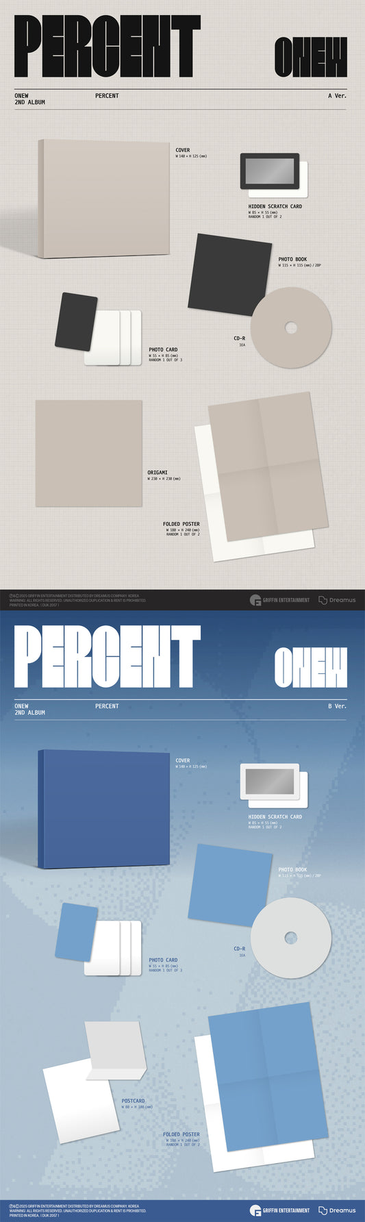 Onew Percent (Digipack Ver.)