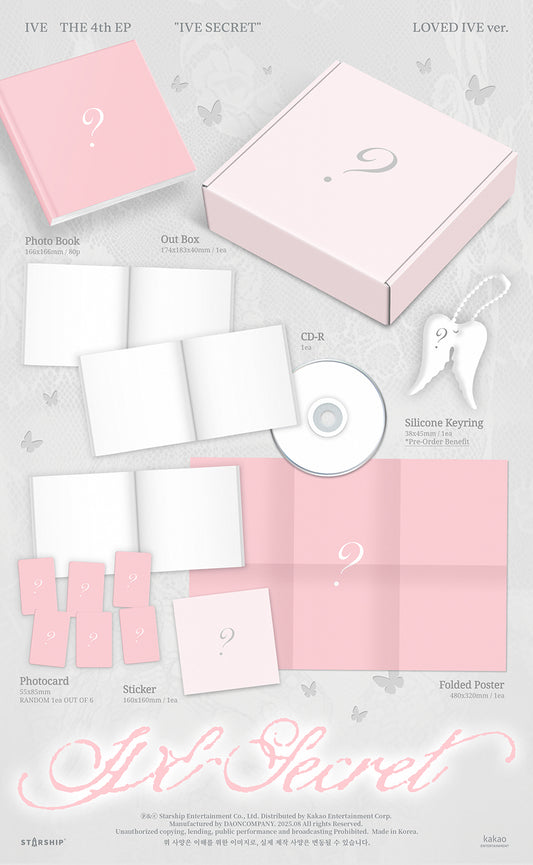[Site Benefit] IVE IVE Secret (Loved IVE Ver.)