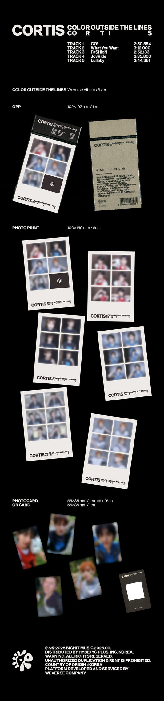 CORTIS Color Outside The Lines (Weverse Albums Ver.)